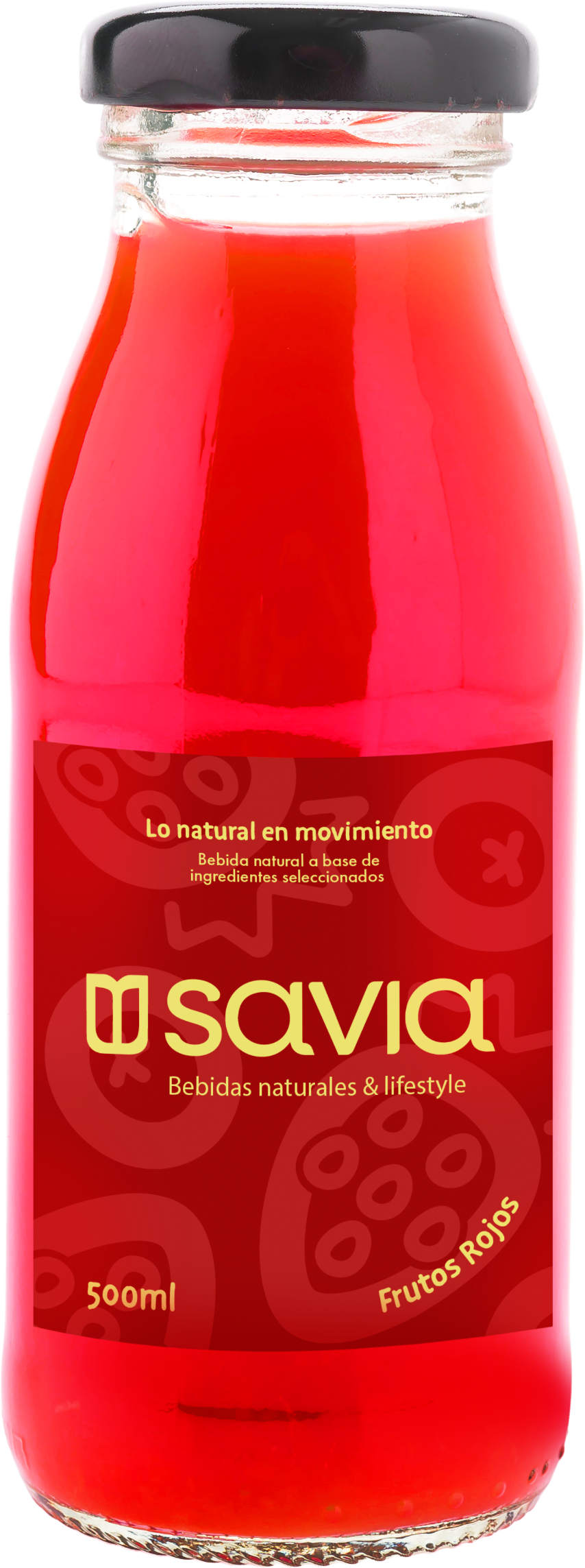Botella de jugo Savia sabor rojo